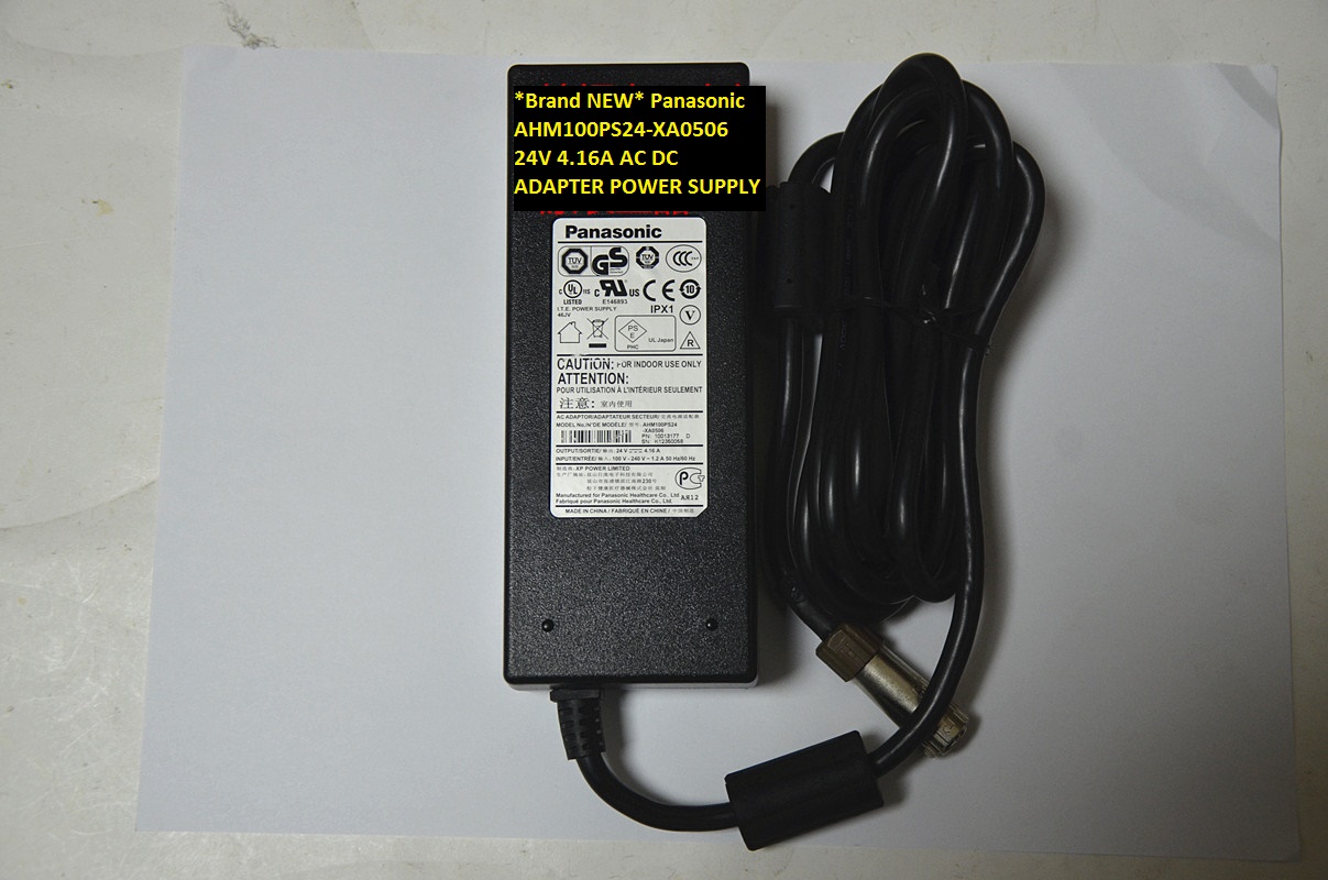 *Brand NEW* AHM100PS24-XA0506 Panasonic 24V 4.16A AC DC ADAPTER POWER SUPPLY